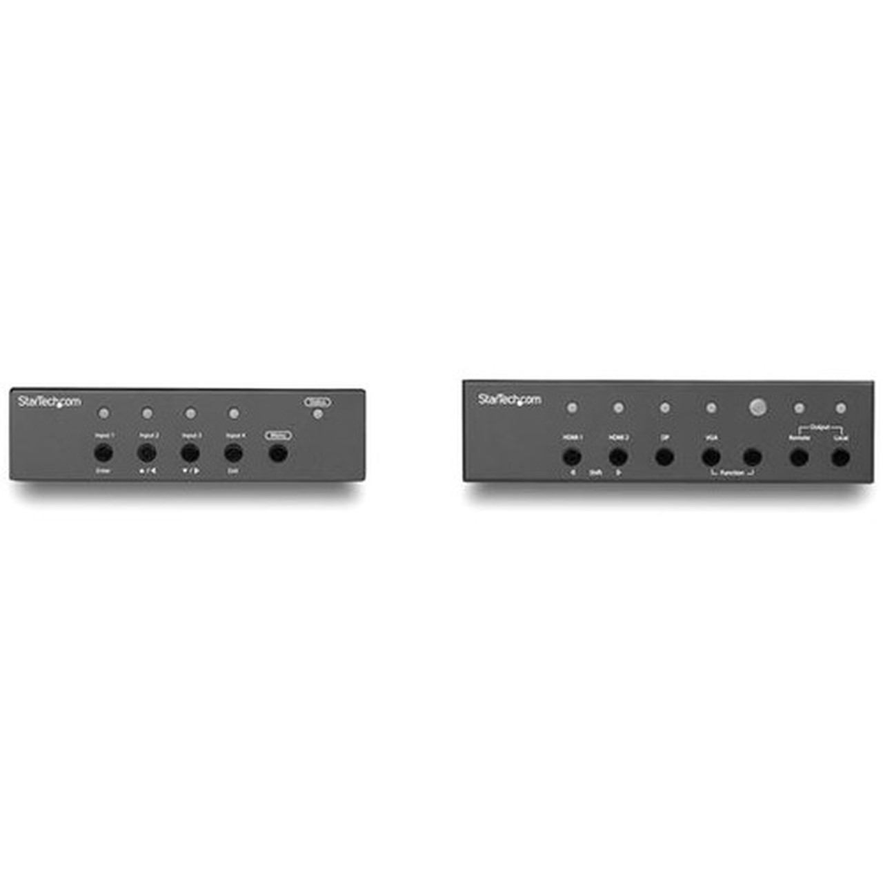 StarTechcom Multi-Input HDBaseT Extender Kit with Built-In Switch and Video Scaler - DisplayPort HDMI and VGA Over CAT6 or CAT5 - to ST121HDBTSC
