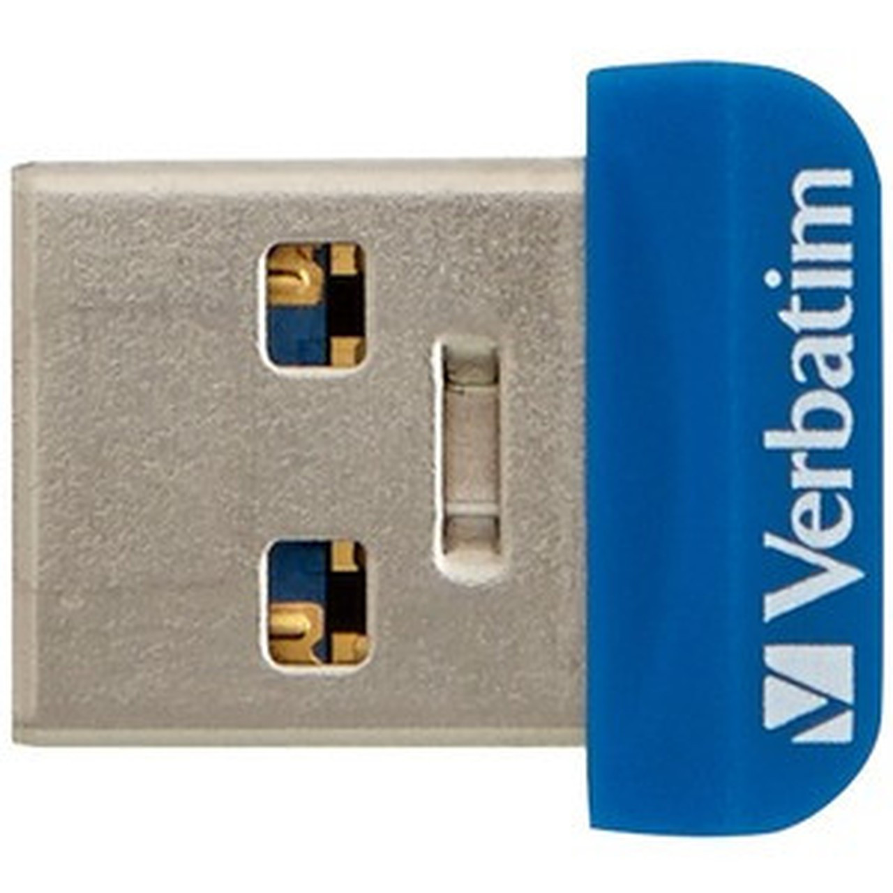 Verbatim 64GB Store n Stay Nano USB 30 Flash Drive - Blue - 64 GB - USB 30 - Blue - Lifetime Warranty 98711