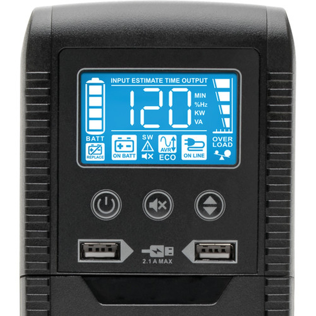 Tripp Lite ECO1500LCD 1440VA Tower UPS - 144 kVA900 W - 110 V AC 115 V AC 120 V AC - 3 Minute Stand-by Time - Tower - 10 x NEMA ECO1500LCD