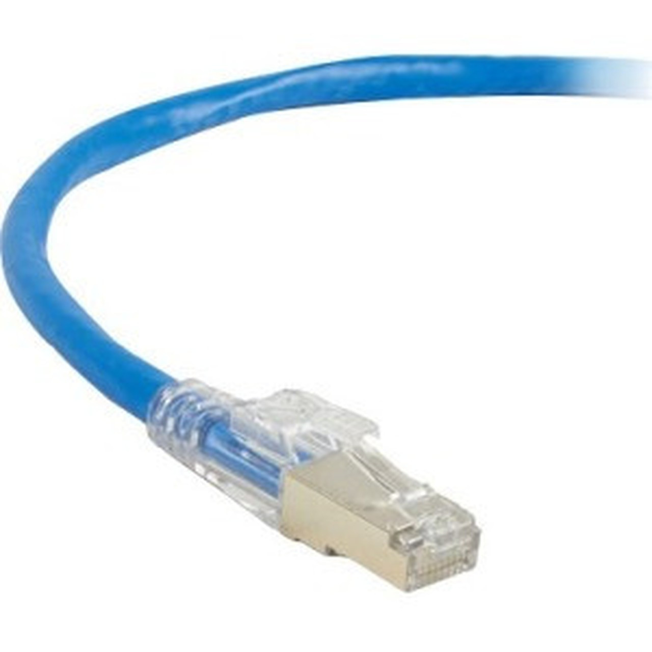 Black Box GigaTrue 3 Cat6a UTP Patch Network Cable - Category 6a for Network Device - Patch Cable - 10 ft - 1 x RJ-45 Male Network - C6APC80S-BL-15