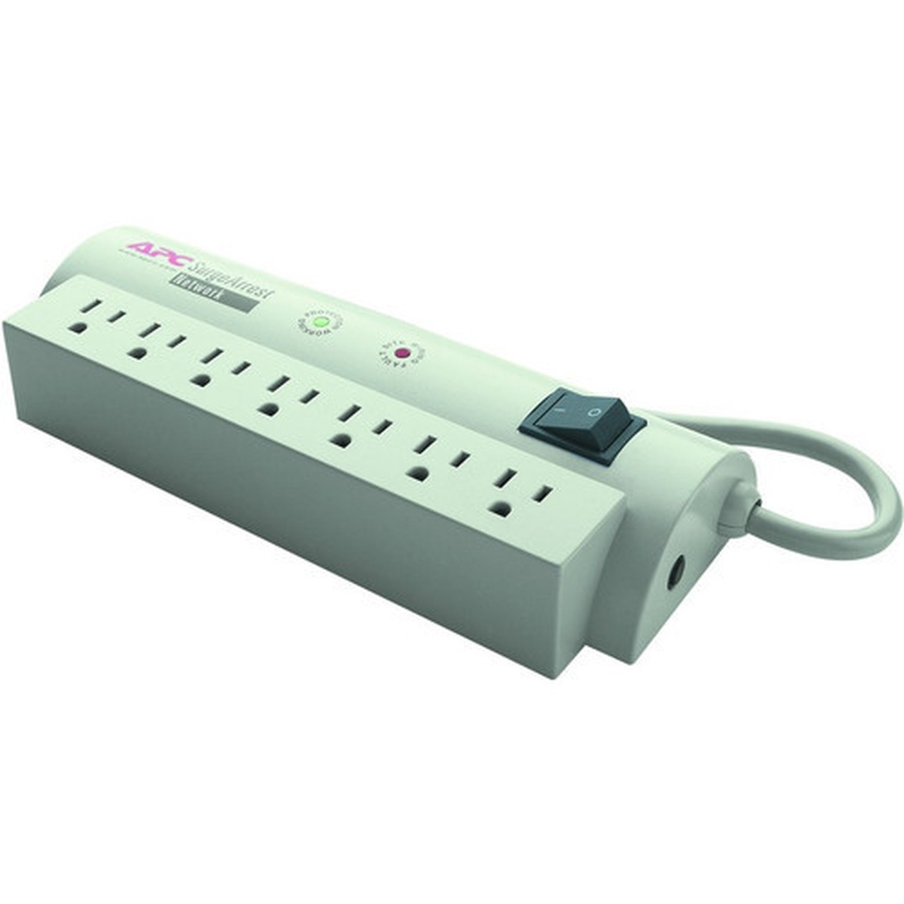 APC by Schneider Electric SurgeArrest Network 7 Outlets 120V - 7 x NEMA 5-15R - 480 J - 120 V AC Input - 120 V DC Output - 7 x NEMA - NET7