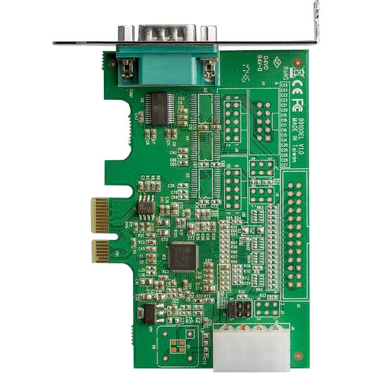 StarTechcom 1 Port RS232 Serial Adapter Card with 16950 UART - PCIe to Serial Adapter - Supports transfer rates up to 9214Kbps - and PEX1S953LP