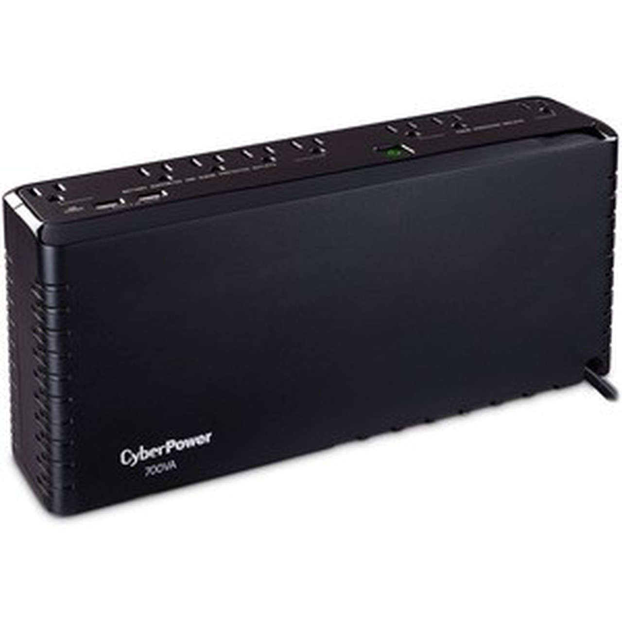 CyberPower Standby SL700U 700VA Slim Line UPS - Slim Line - 8 Hour Recharge - 2 Minute Stand-by - 120 V AC Input - 120 V AC Output - 8 SL700U