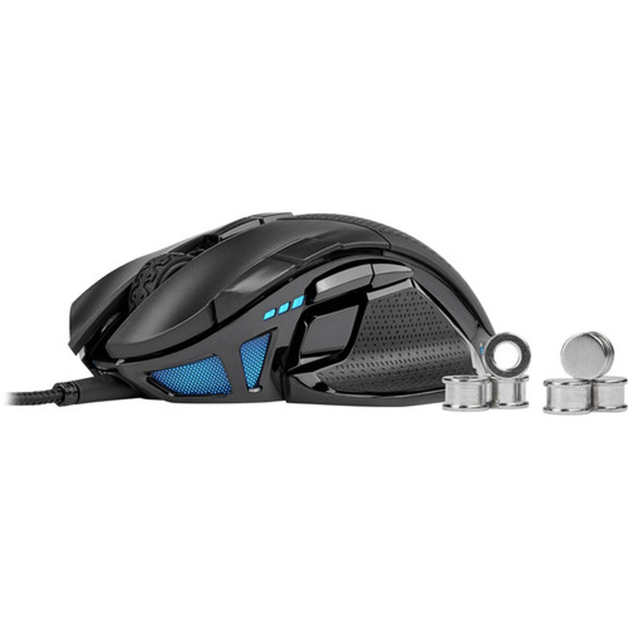Corsair NIGHTSWORD RGB Tunable FPSMOBA Gaming Mouse - Optical - Cable - Black - USB 20 - 18000 dpi CH-9306011-NA