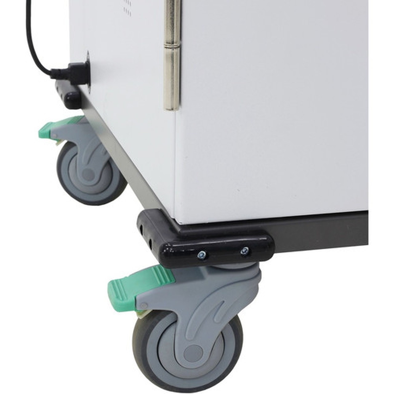 Ergotron YES Basic Charging Cart for Mini-laptops - 3 Shelf - Dual Handle - 2722 kg Capacity - 4 Casters - 4 10160 mm Caster Size YESBASGMPW4