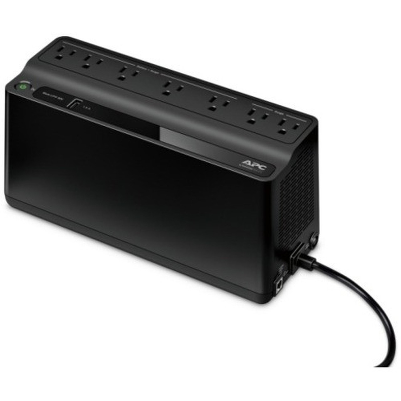 APC by Schneider Electric Back-UPS 600VA Tower UPS - Tower - 10 Hour Recharge - 320 Minute Stand-by - 120 V AC Input - 120 V AC - 7 x BE600M1