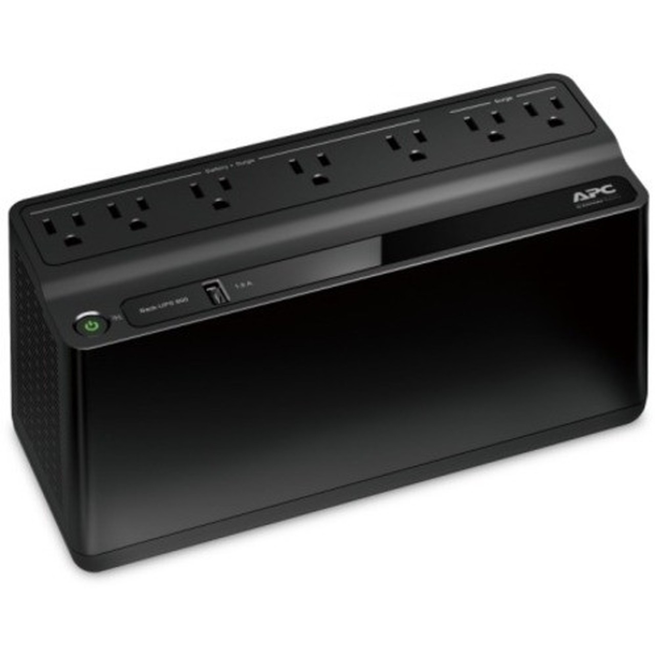 APC by Schneider Electric Back-UPS 600VA Tower UPS - Tower - 10 Hour Recharge - 320 Minute Stand-by - 120 V AC Input - 120 V AC - 7 x BE600M1