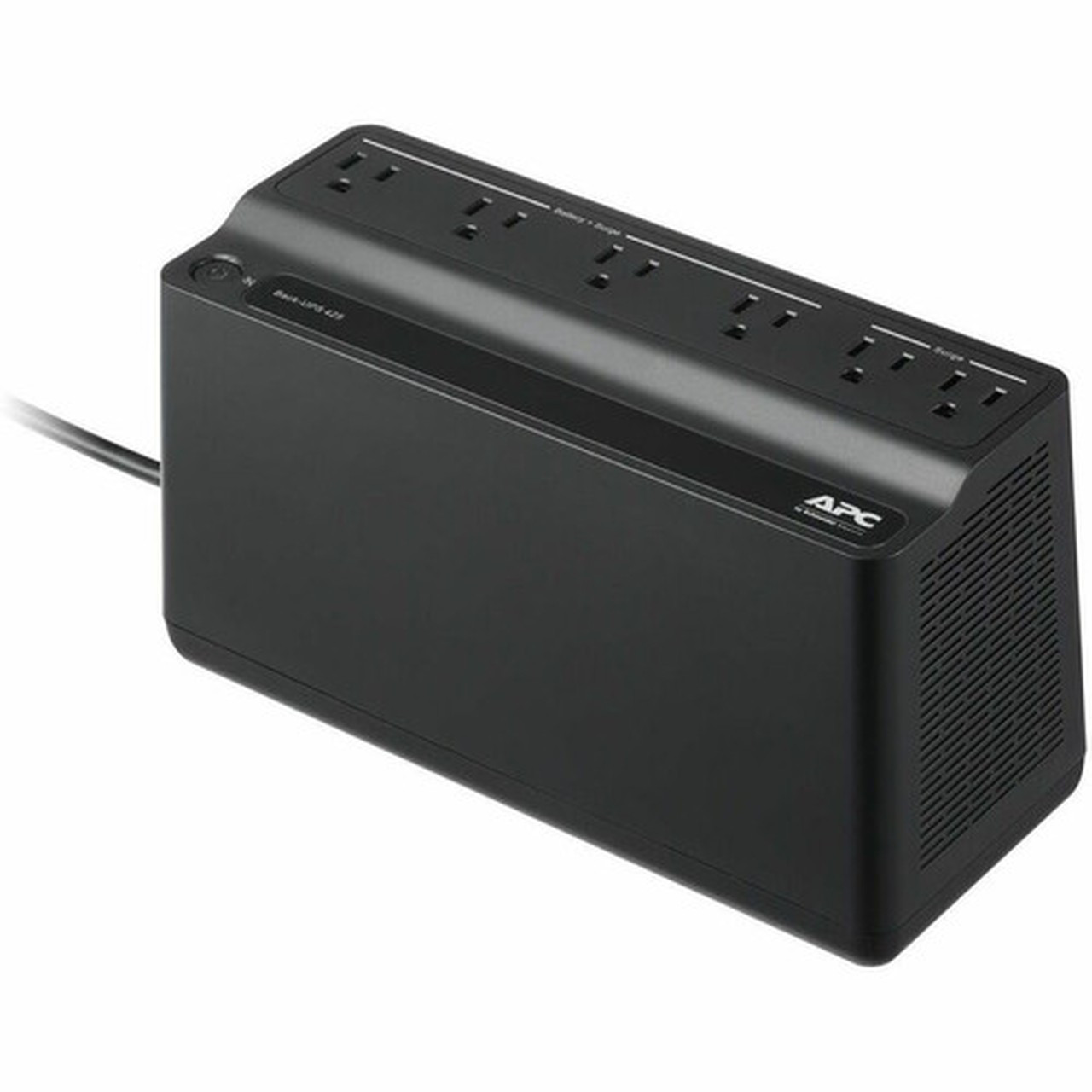 APC by Schneider Electric Back-UPS 6 Outlets 425VA 120V - Tower - 8 Hour Recharge - 3 Minute Stand-by - 120 V AC Input - 120 V AC - BE425M