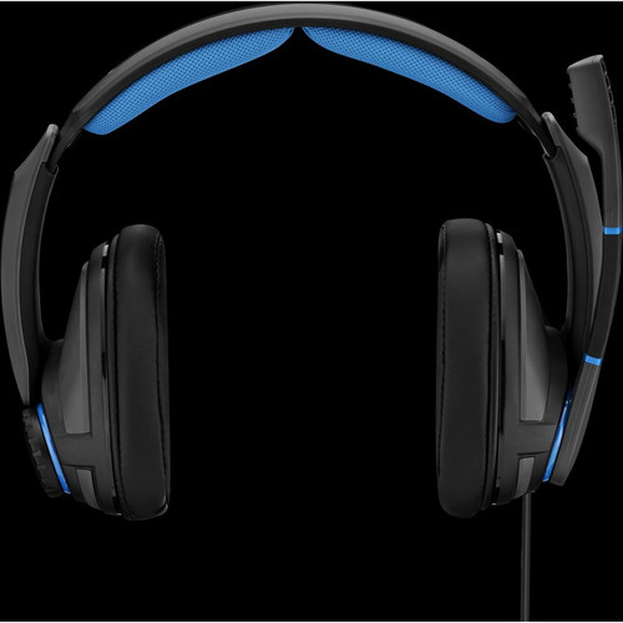 EPOS  SENNHEISER GSP 300 Gaming Headset - Stereo - Mini-phone 35mm - Wired - Over-the-head - Binaural - Circumaural - Noise - Blue 1000238