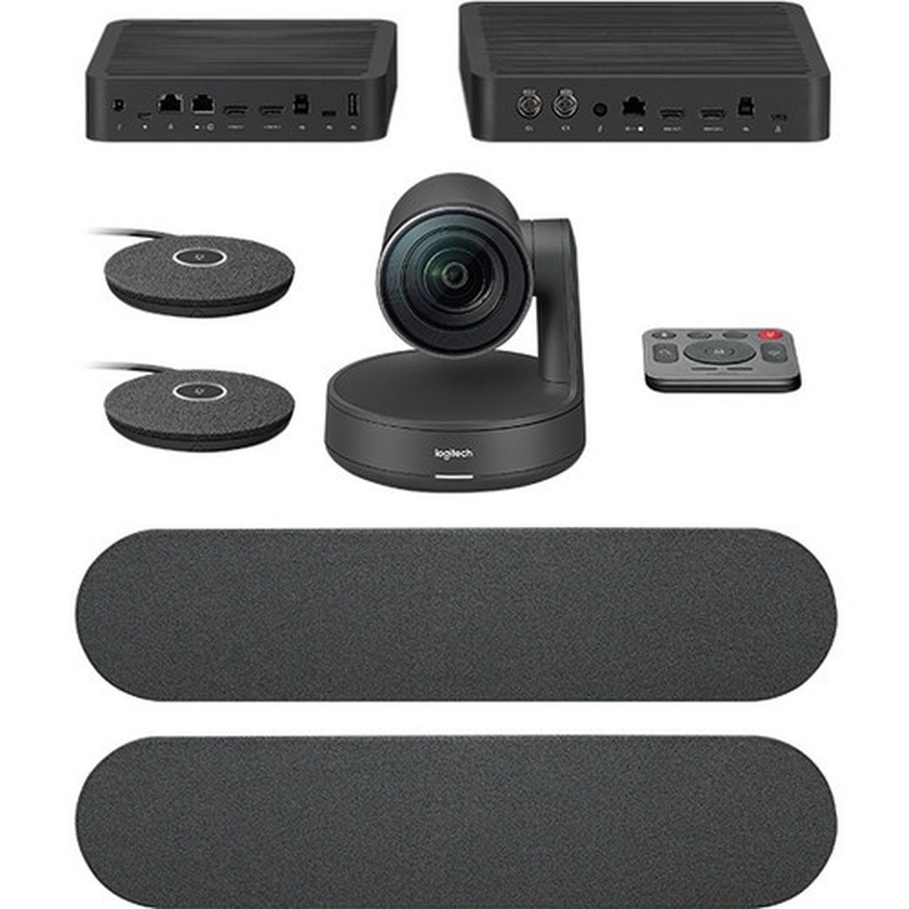 Logitech Rally Plus Video Video Conference Equipment - Full HD - 30 fps - 1 x Network RJ-45 - USB - Gigabit Ethernet - External - 960-001225