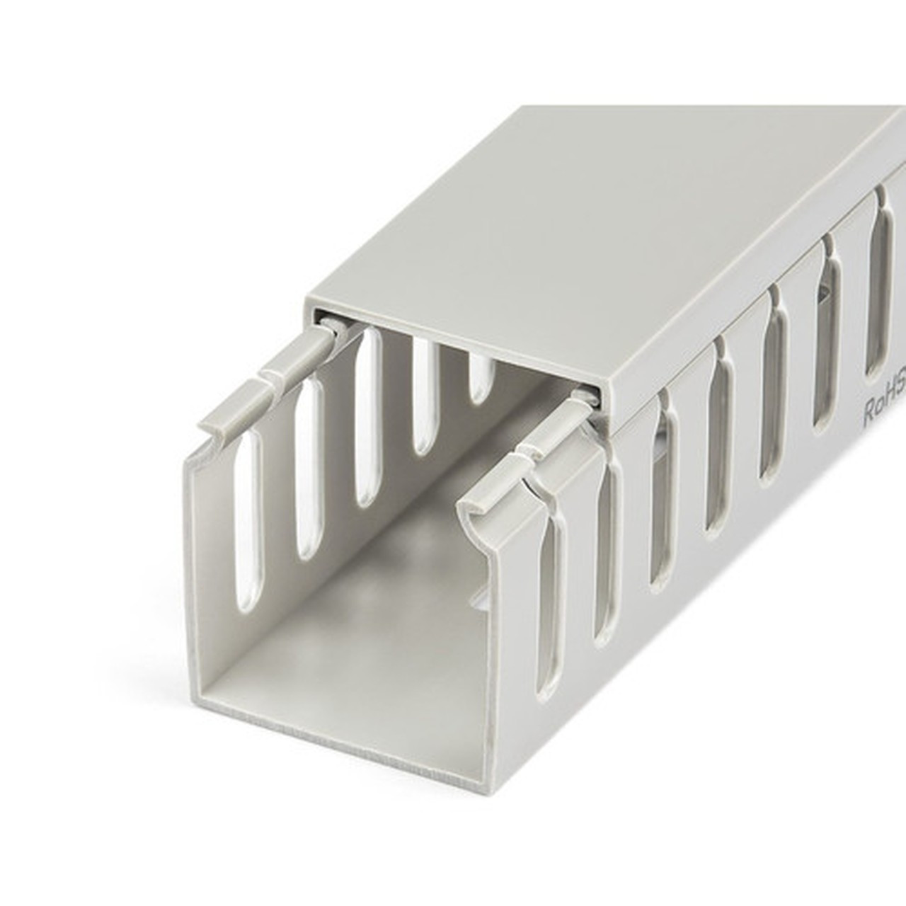 StarTechcom Cable Management Raceway with Cover 250mmW x 250mmH 65ft2m length 388mm Slots Wall Wire Duct UL Listed - CBMWD5050