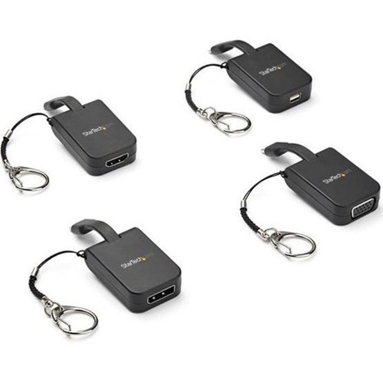 StarTechcom Compact USB C to DisplayPort 14 Adapter - 8K 60Hz DSC4K USB Type-C to DP Video Converter w Keychain Ring - TB3 - USB-C CDP2DPFC