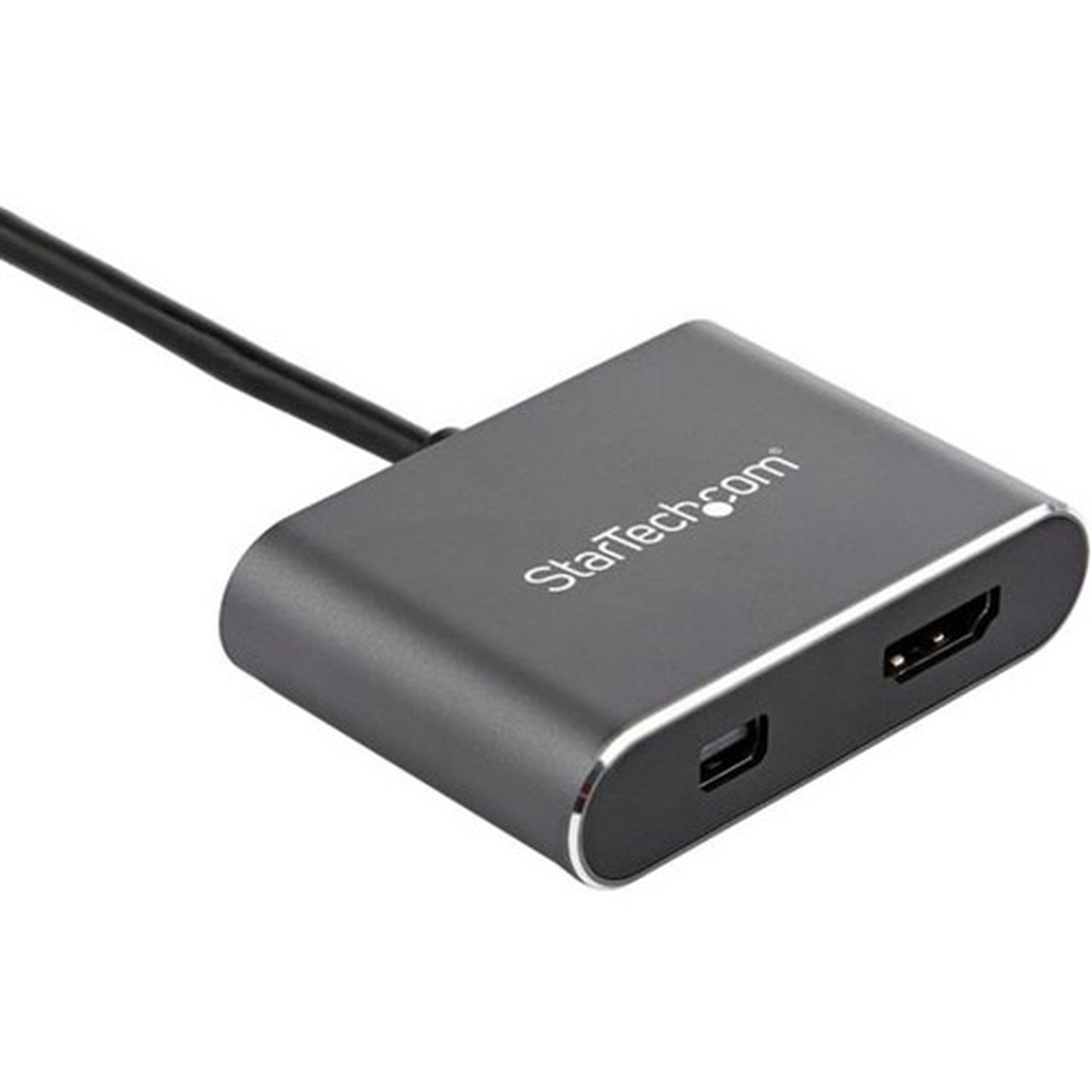 StarTechcom USB C Multiport Video Adapter - 4K 60Hz USB-C to HDMI 20 or Mini DisplayPort 12 Monitor Display Adapter - HBR2 HDR - 4K CDP2HDMDP