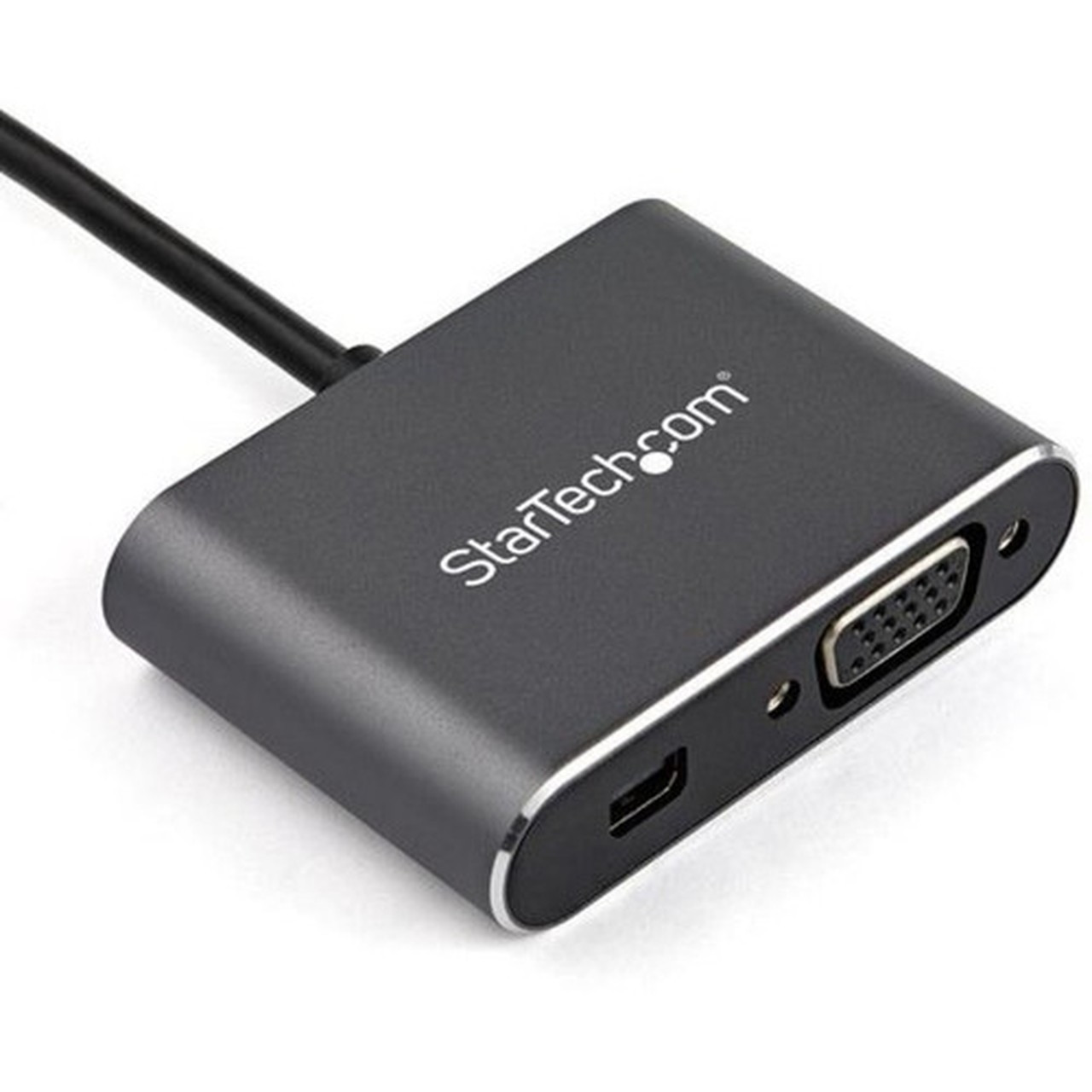 StarTechcom USB C Multiport Video Adapter - USB-C to 4K 60Hz Mini DisplayPort 12 HBR2 HDR or 1080p VGA Monitor Display Adapter - - CDP2MDPVGA