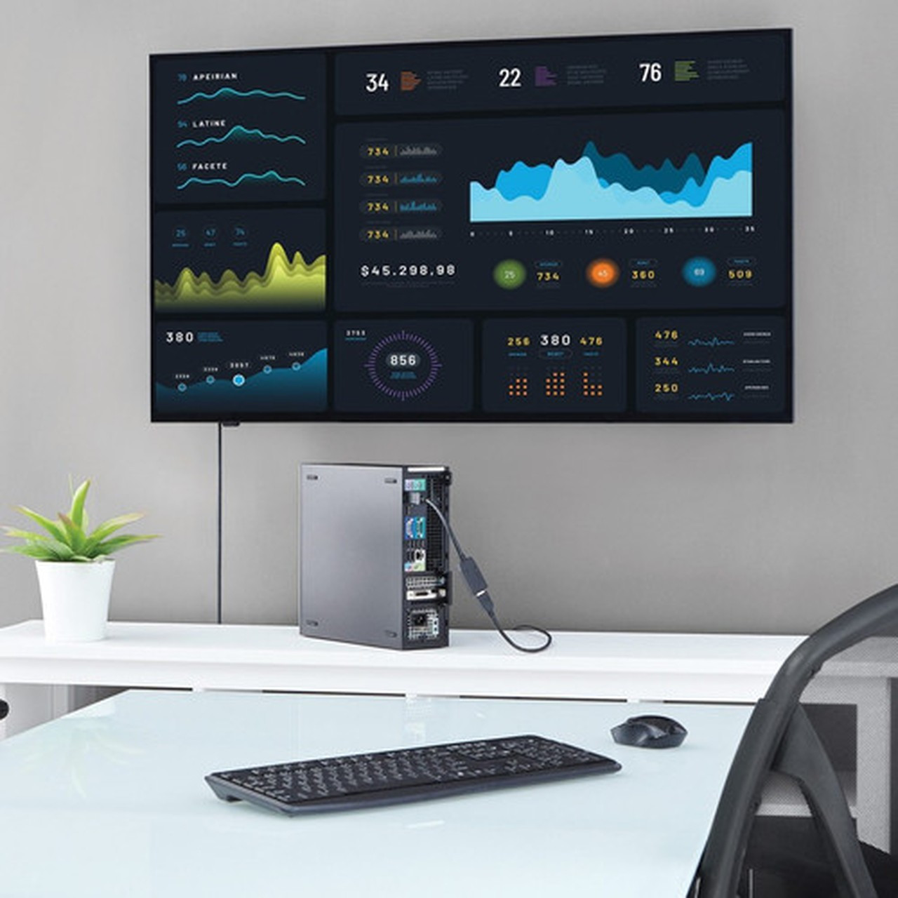 StarTechcom DisplayPort to HDMI Adapter 1080p DP to HDMI AdapterVideo Converter VESA Certified DP to HDMI MonitorDisplay - to - DP2HDMI