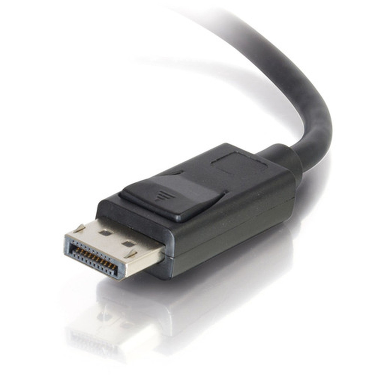 C2G 10ft DisplayPort Cable with Latches 8K UHD MM - Black - 10 ft DisplayPort AV Cable for Notebook Monitor AudioVideo Device - 54402