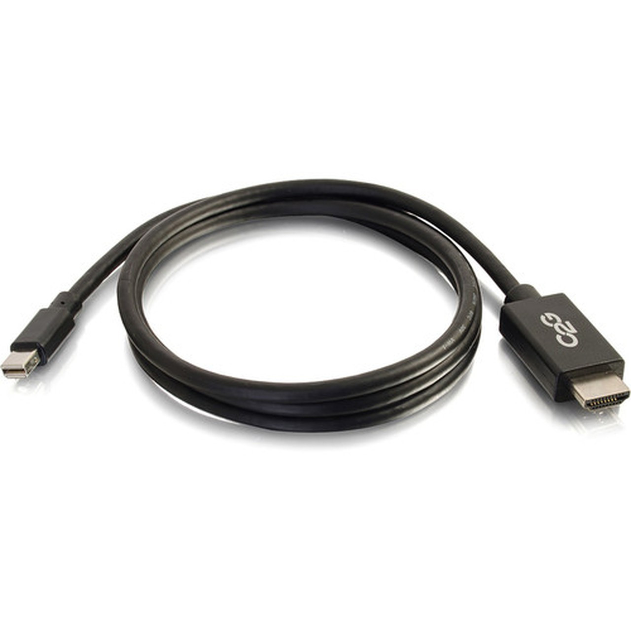 C2G 10ft Mini DisplayPort to HD Adapter Cable - Black - TAA - 10 ft HDMIMini DisplayPort AV Cable for Projector Monitor HDTV - - 54422
