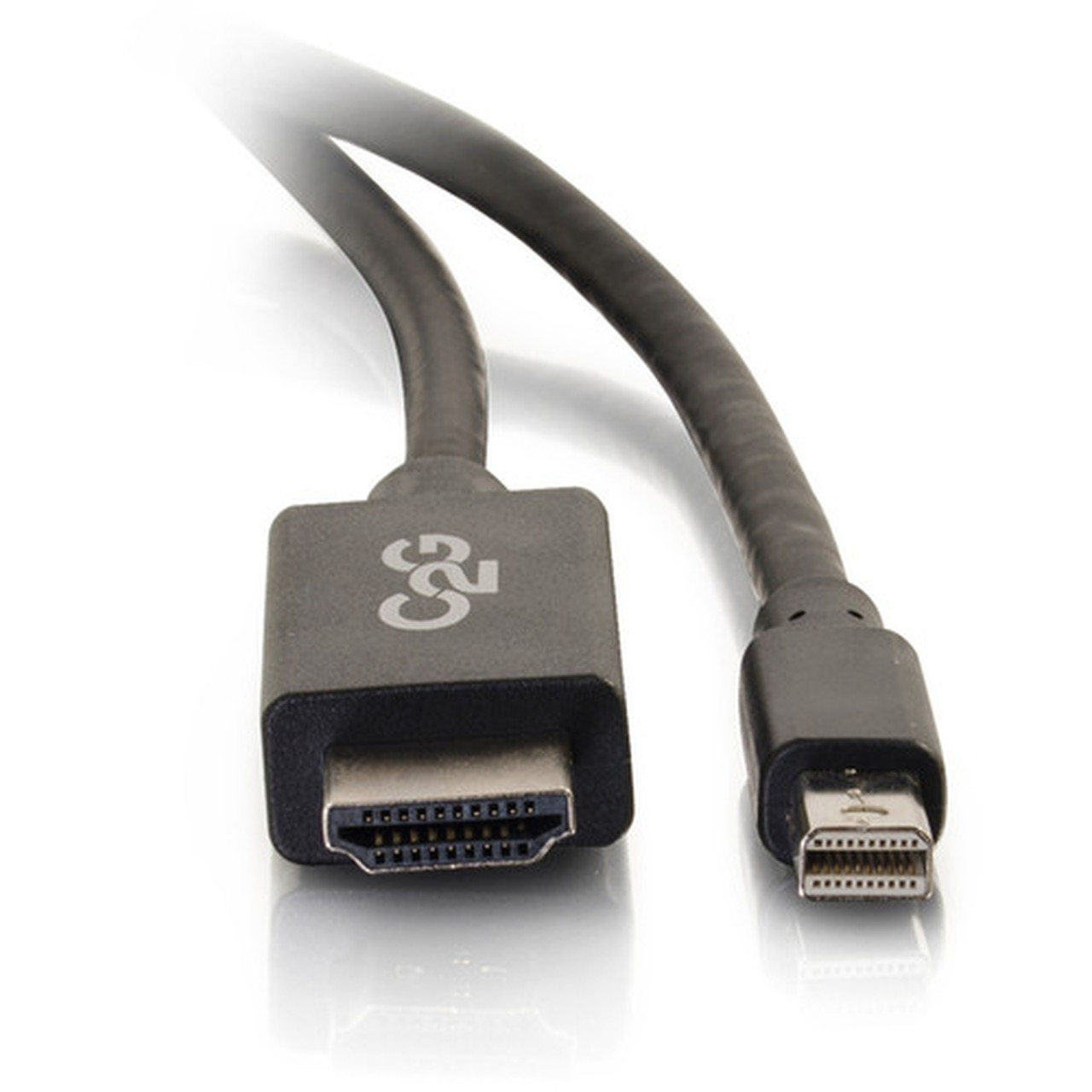 C2G 10ft Mini DisplayPort to HD Adapter Cable - Black - TAA - 10 ft HDMIMini DisplayPort AV Cable for Projector Monitor HDTV - - 54422