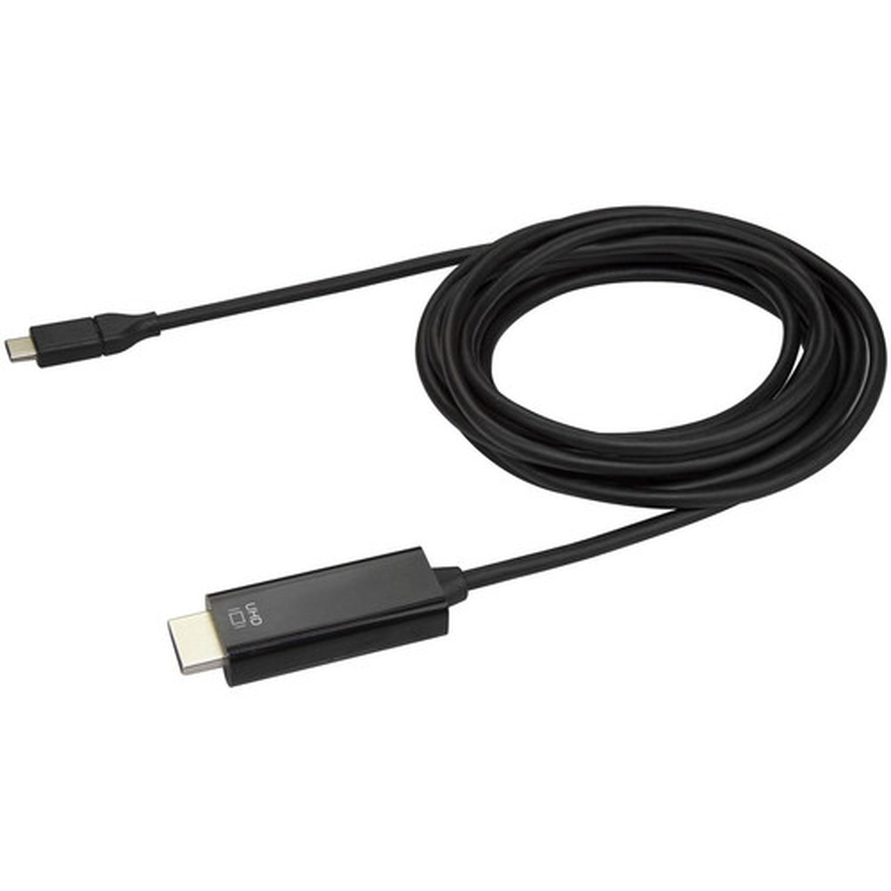 StarTechcom 10ft 3m USB C to HDMI Cable - 4K 60Hz USB Type C DP Alt Mode to HDMI 20 Video Display Adapter Cable -Works 3 - Black C CDP2HD3MBNL
