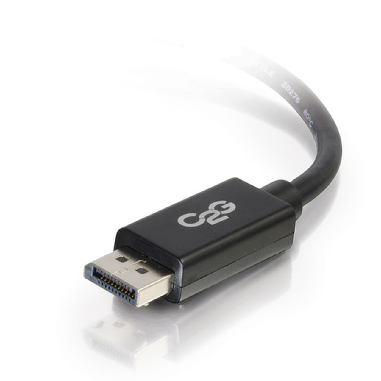 C2G 25ft DisplayPort Cable with Latches 8K UHD MM - Black - 25 ft DisplayPort AV Cable for Notebook Monitor AudioVideo Device - 54404