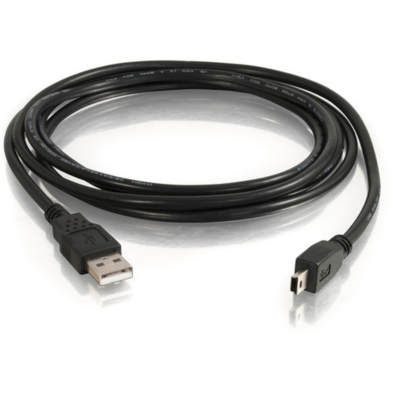 C2G USB Cable - Type A Male - Mini Type B Male USB - 2m - Black 27005