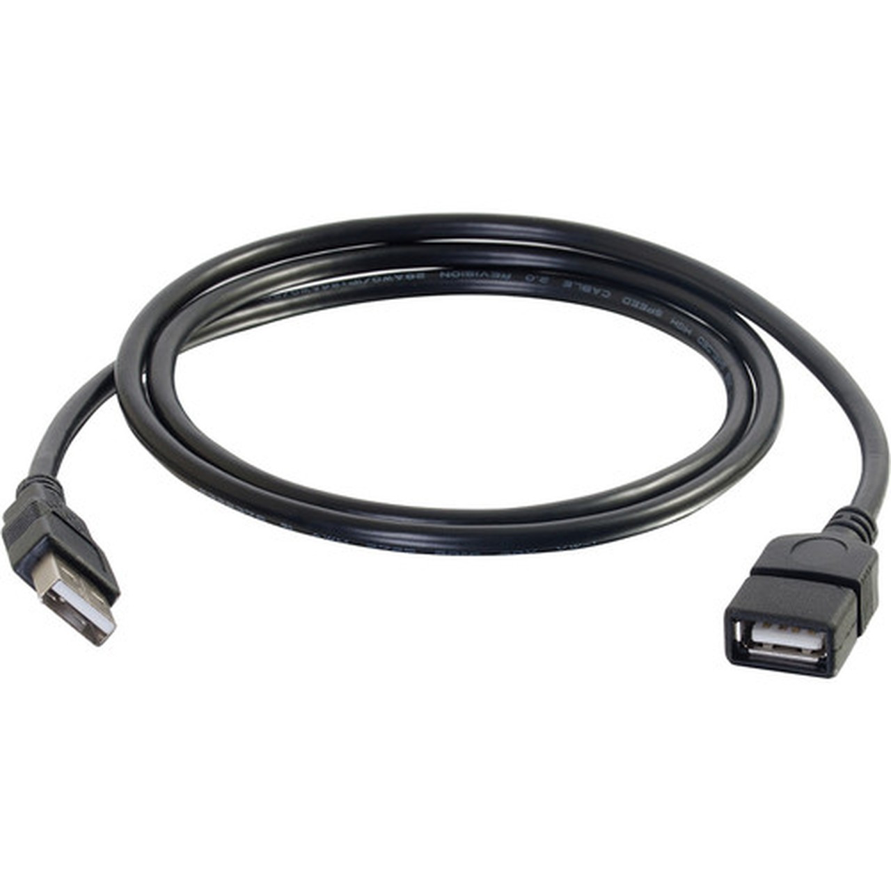 C2G USB Extension Cable - Type A Male USB - Type A Female USB - 2m - Black 52107
