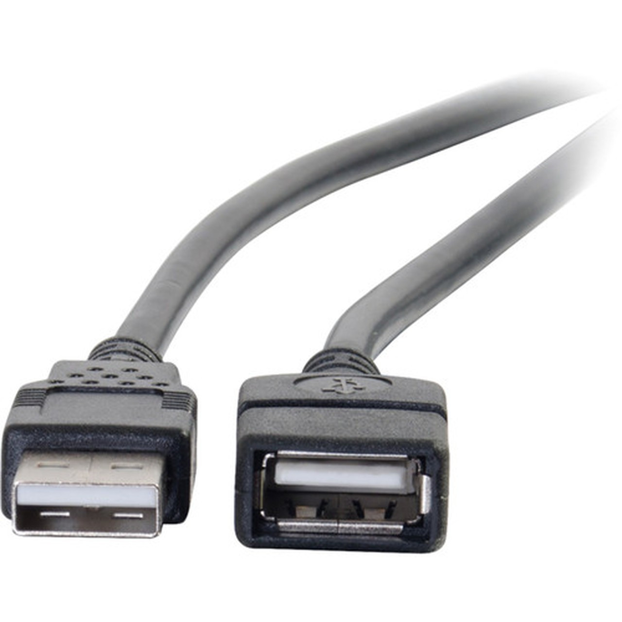 C2G USB Extension Cable - Type A Male USB - Type A Female USB - 2m - Black 52107