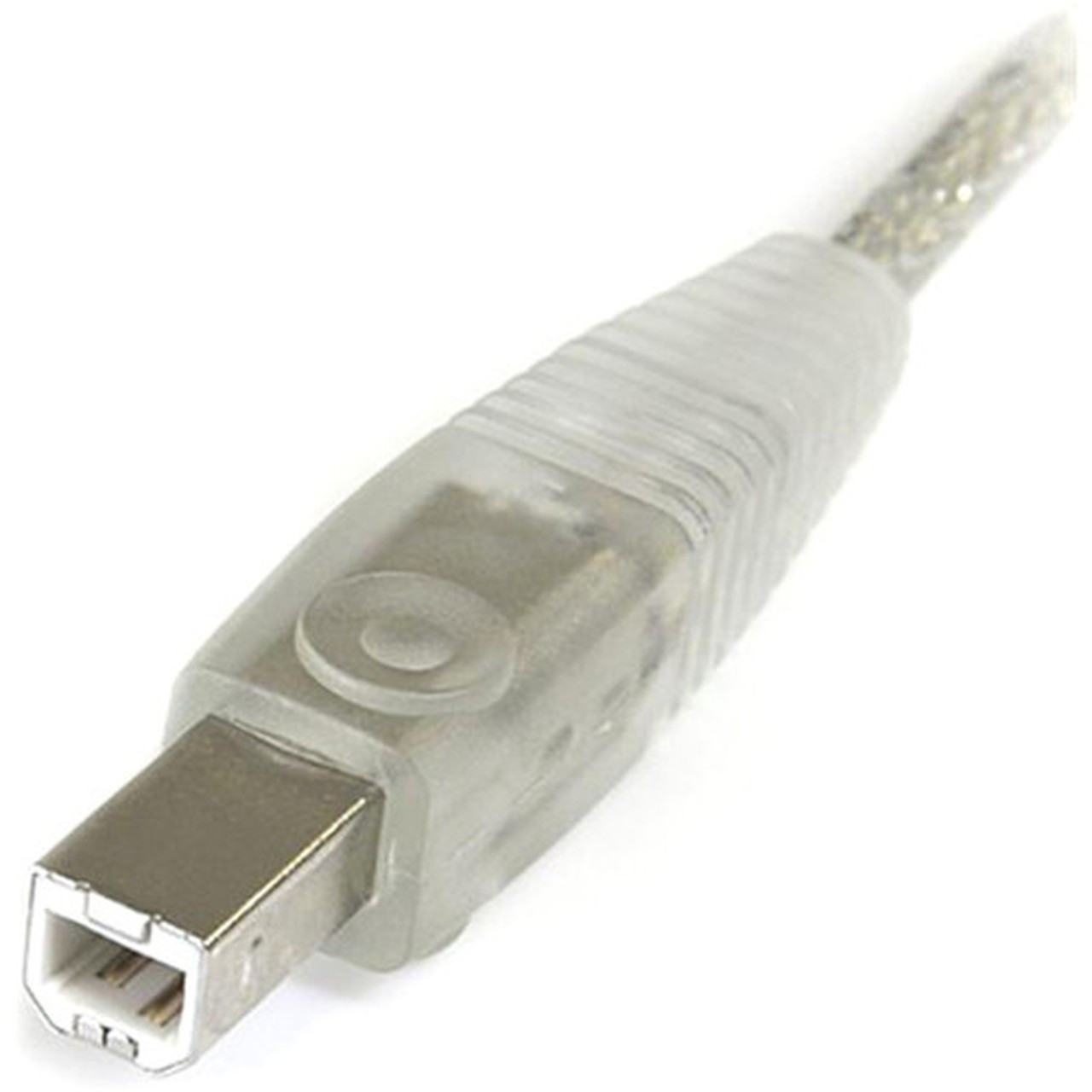 StarTechcom Transparent USB 20 cable - 4 pin USB Type A M - 4 pin USB Type B M -  USB  Hi-Speed USB  - 10 ft - Connect USB to USB2HAB10T