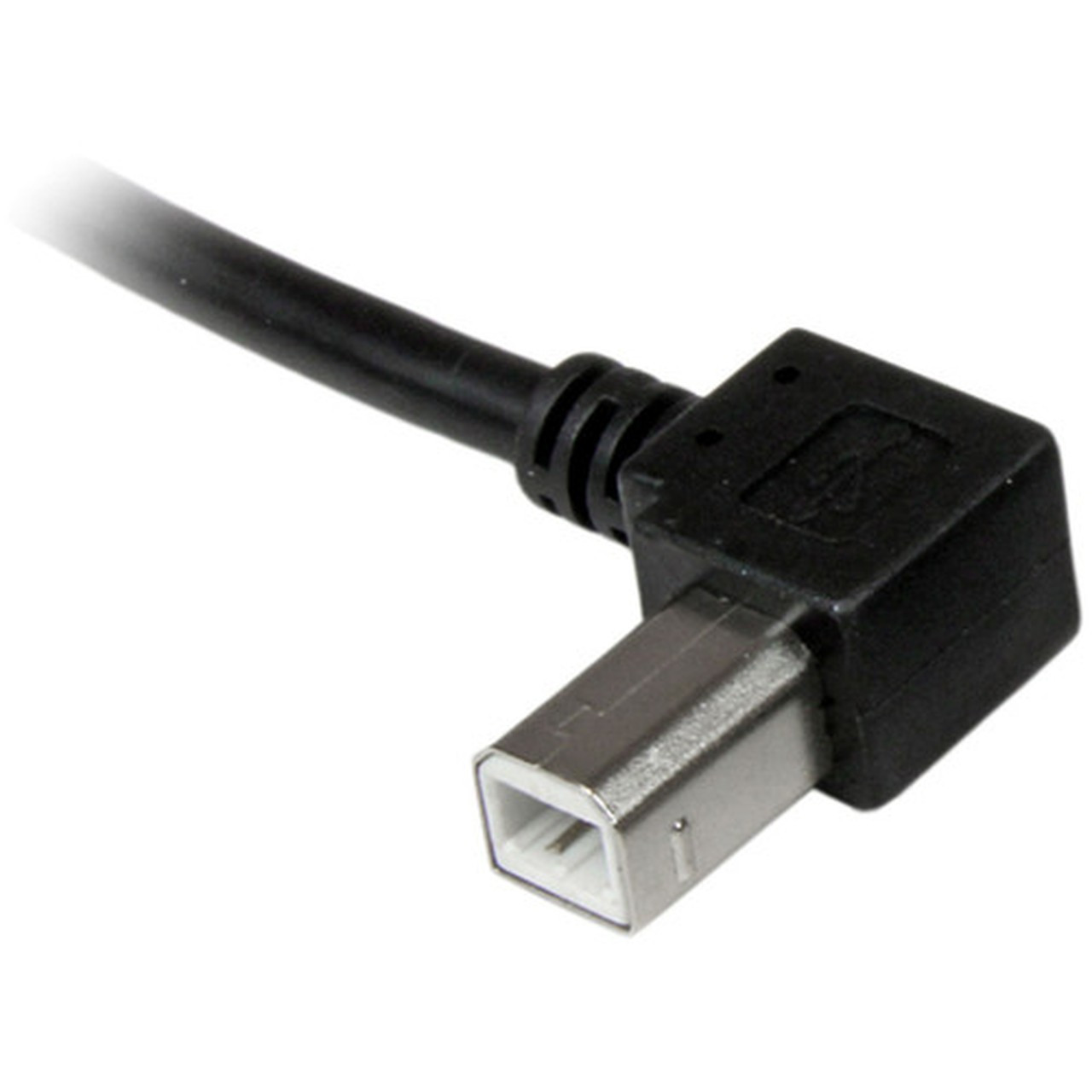 StarTechcom 1m USB 20 A to Left Angle B Cable - MM - 33 ft USB Data Transfer Cable for Printer Scanner Hard Drive - First End 1 USBAB1ML