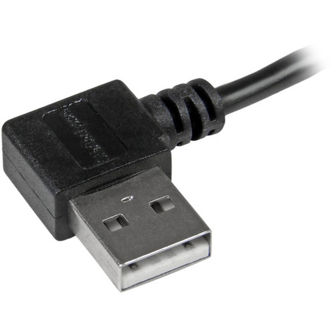 StarTechcom 1m 3 ft Micro-USB Cable with Right-Angled Connectors - MM - USB A to Micro B Cable - Charge and sync your Micro-USB from USB2AUB2RA1M
