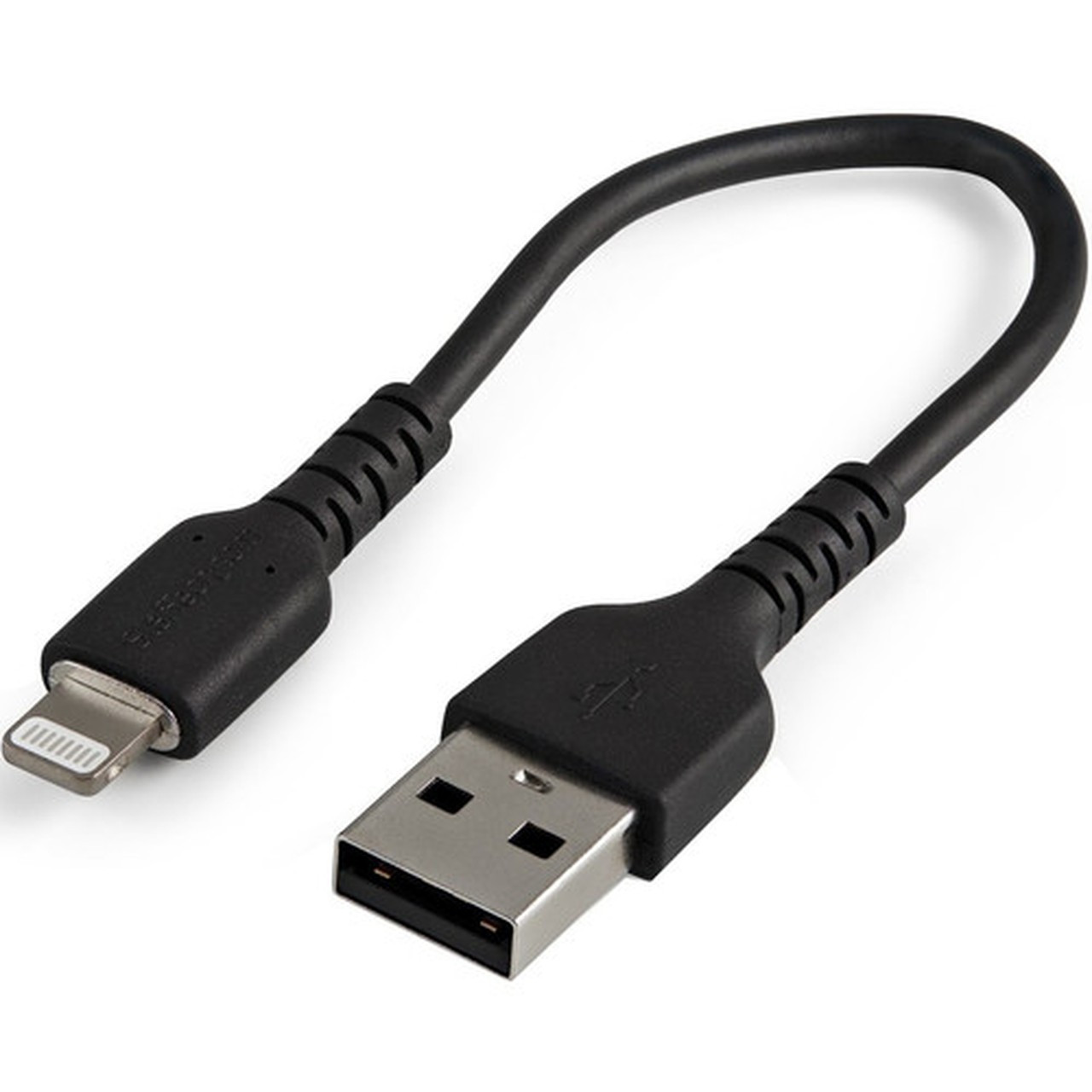 StarTechcom 6 inch15cm Durable Black USB-A to Lightning Cable Rugged Heavy Duty ChargingSync Cable for Apple iPhoneiPad MFi - of RUSBLTMM15CMB