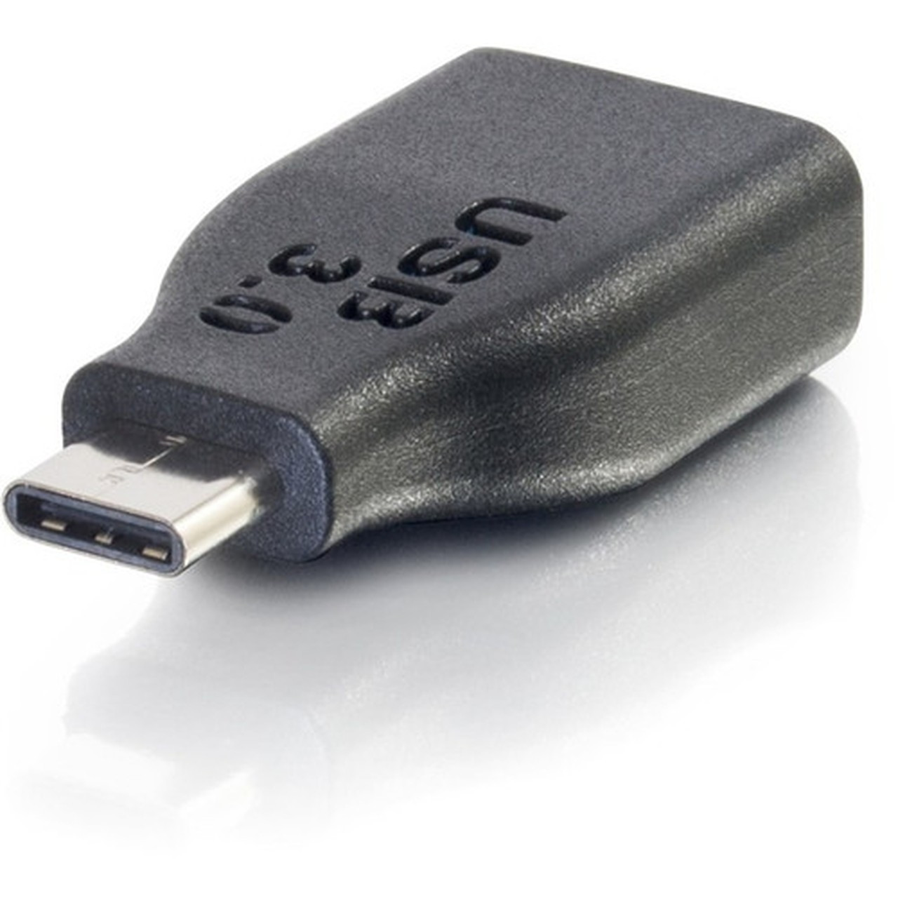 C2G USB 30 USB-C to USB-A Adapter MF - Black - USB Data Transfer Cable for Smartphone Tablet Notebook Desktop Computer Flash - C 28868