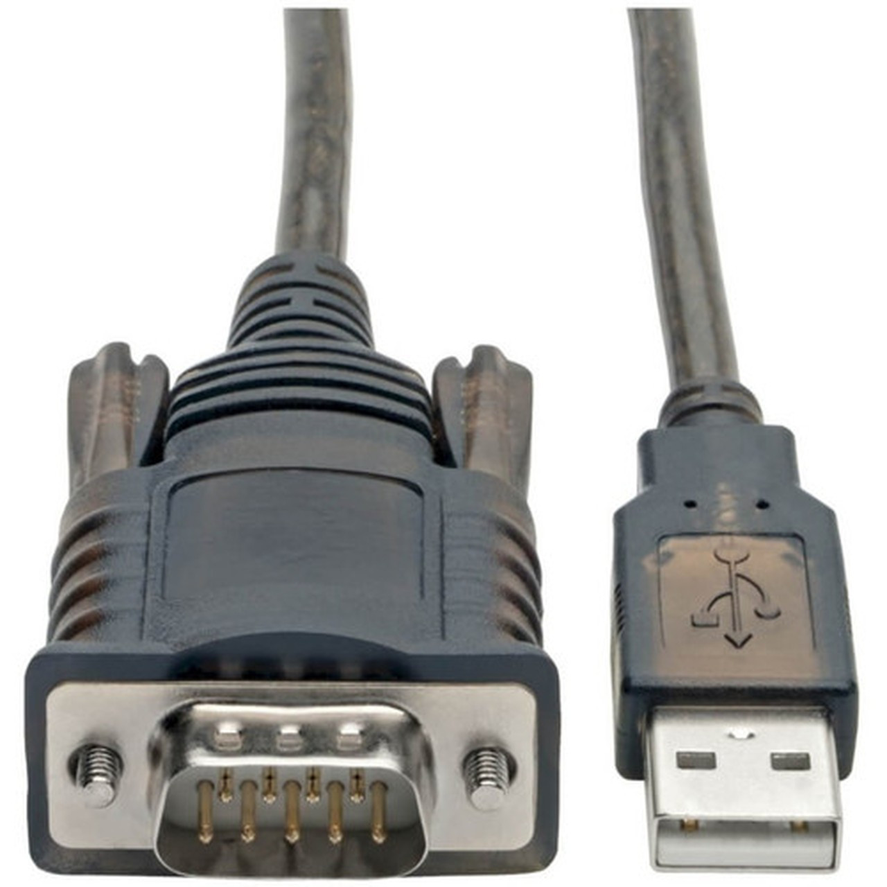 Tripp Lite RS232 to USB Adapter Cable with COM Retention USB-A to DB9 MM FTDI 5 ft - 5 ft SerialUSB Data Transfer Cable for - 1 U209-005-COM