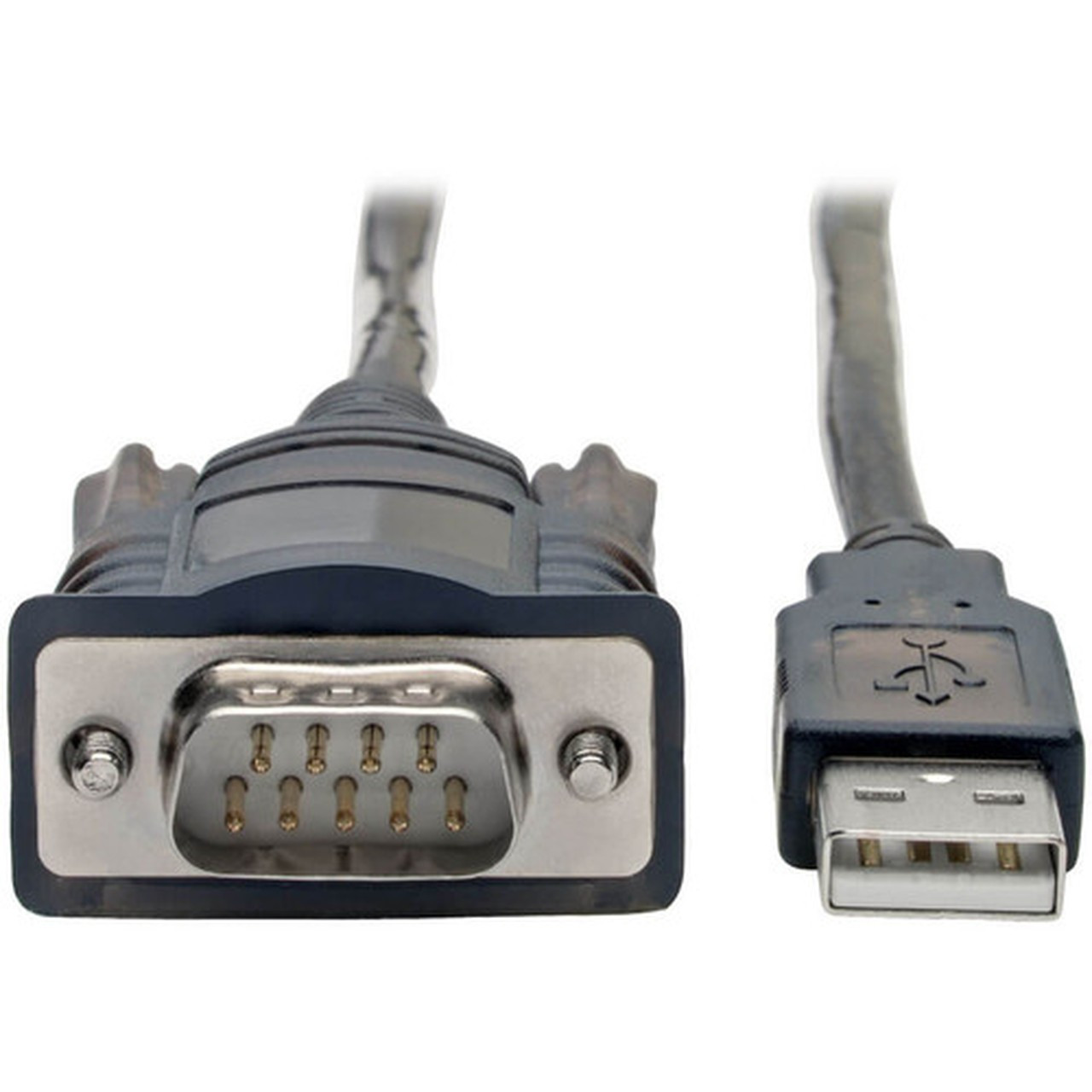 Tripp Lite RS232 to USB Adapter Cable with COM Retention USB-A to DB9 MM FTDI 5 ft - 5 ft SerialUSB Data Transfer Cable for - 1 U209-005-COM