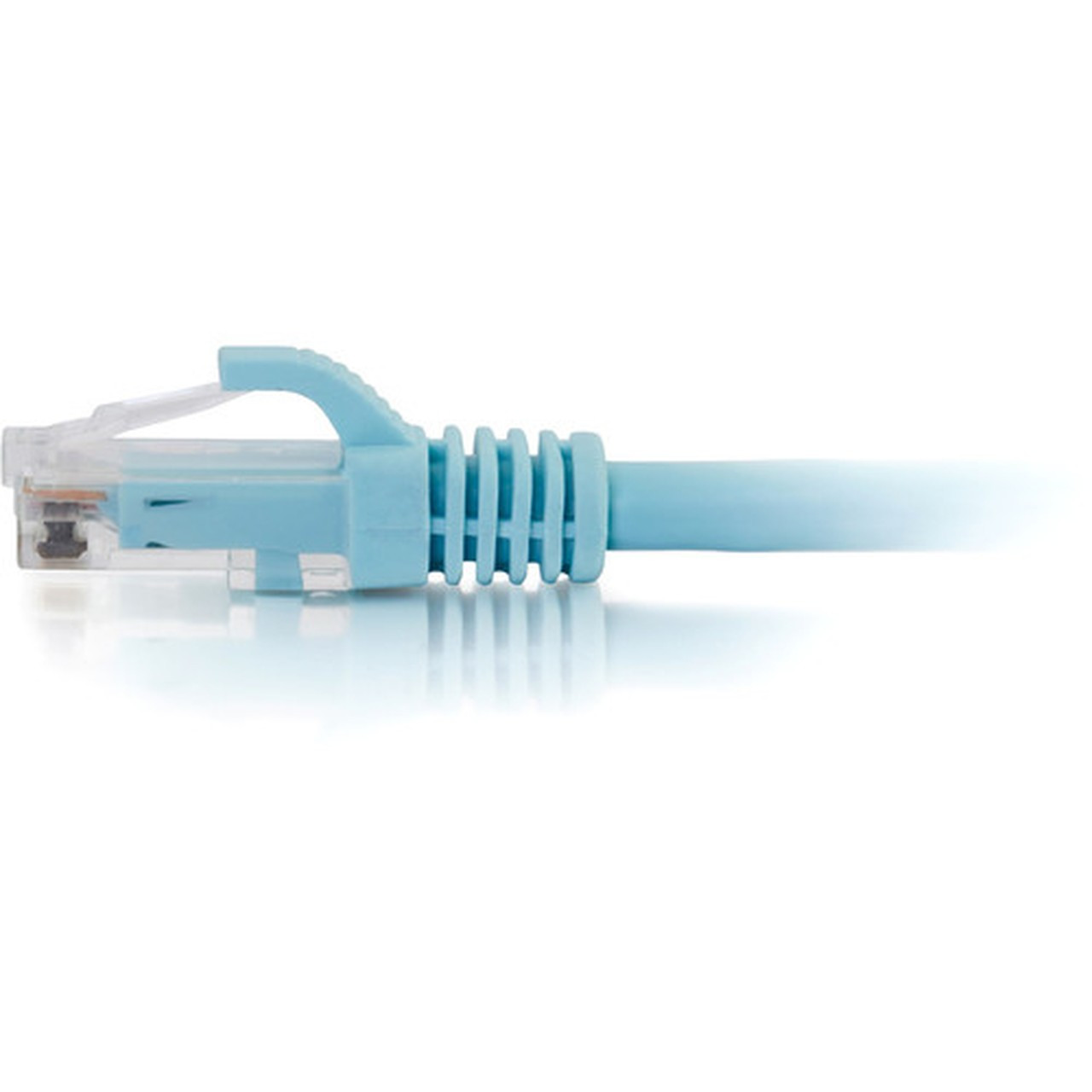 C2G 3ft Cat6a Snagless Unshielded UTP Network Patch Cable - Aqua - 3 ft Category 6a Network Cable for Network Device - First End 1 00759