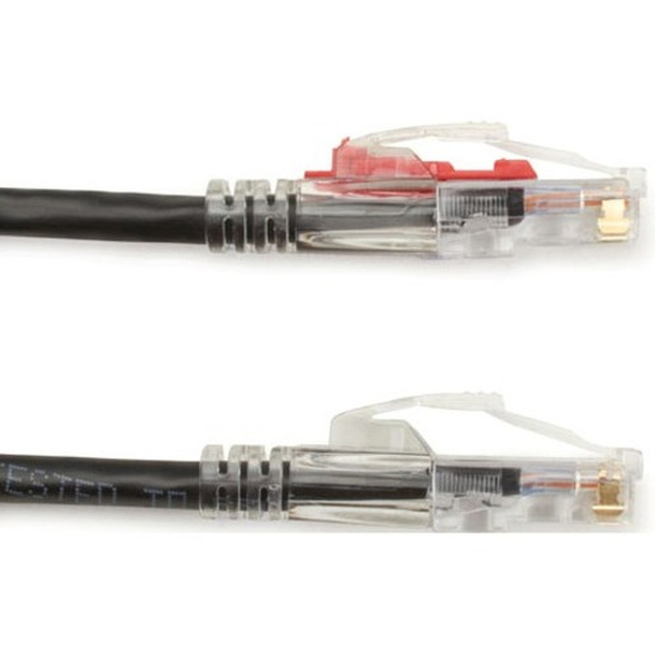 Black Box GigaTrue 3 Cat6 UTP Patch Network Cable - 3 ft Category 6 Network Cable for Patch Panel Wallplate Network Device - First C6PC70-BK-03