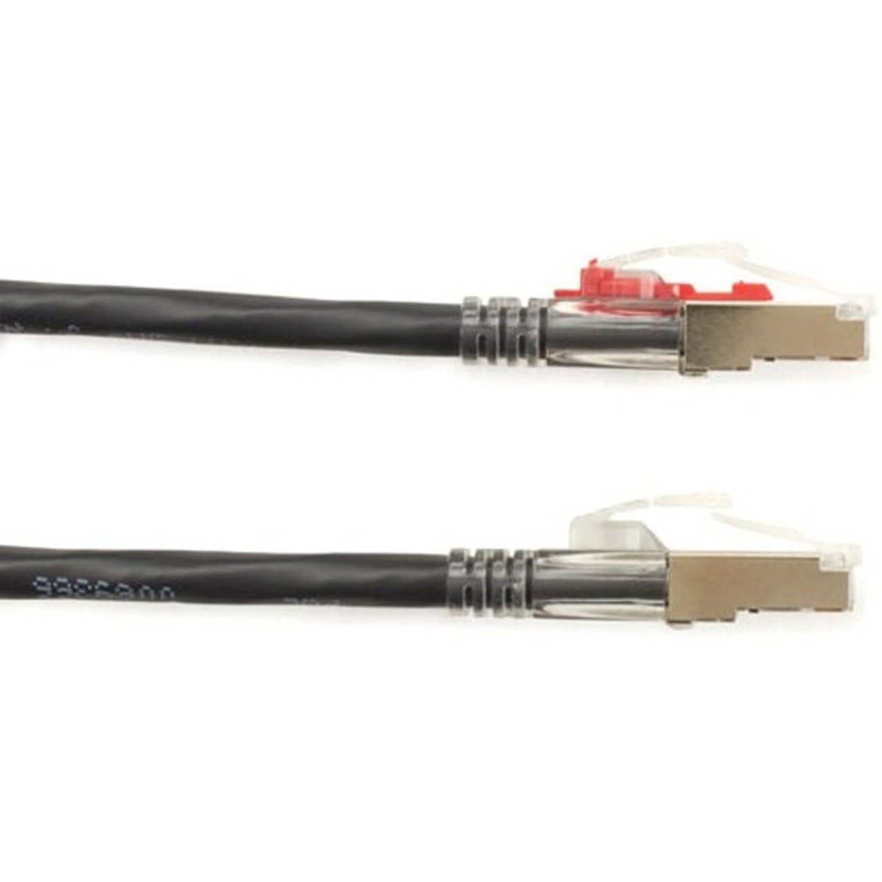 Black Box GigaTrue 3 Cat6 SFTP Patch Network Cable - 3 ft Category 6 Network Cable for Patch Panel Wallplate Network Device - 1 C6PC70S-BK-03