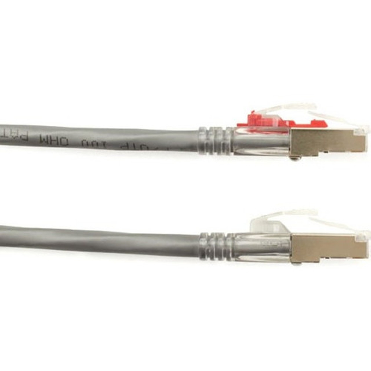 Black Box GigaTrue 3 Cat6 SFTP Patch Network Cable - 7 ft Category 6 Network Cable for Patch Panel Wallplate Network Device - 1 C6PC70S-GY-07