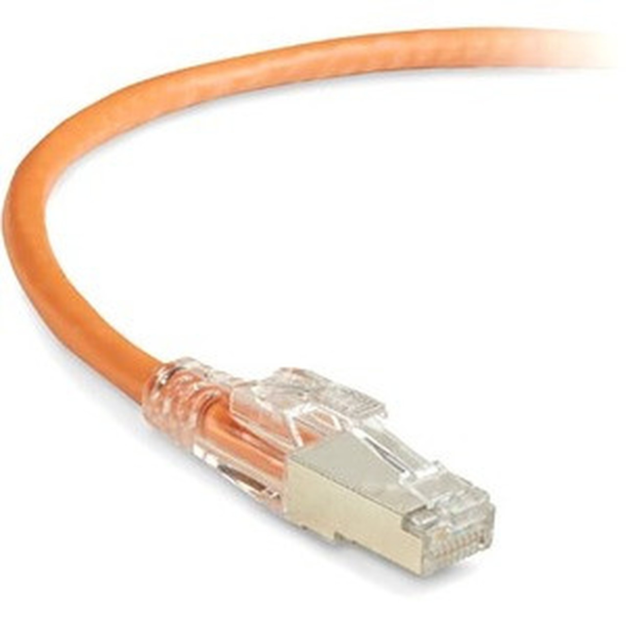Black Box GigaTrue 3 Cat6 SFTP Patch Network Cable - 10 ft Category 6 Network Cable for Patch Panel Wallplate Network Device - 1 C6PC70S-OR-10