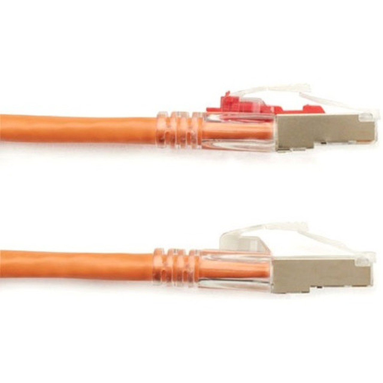 Black Box GigaTrue 3 Cat6 SFTP Patch Network Cable - 10 ft Category 6 Network Cable for Patch Panel Wallplate Network Device - 1 C6PC70S-OR-10