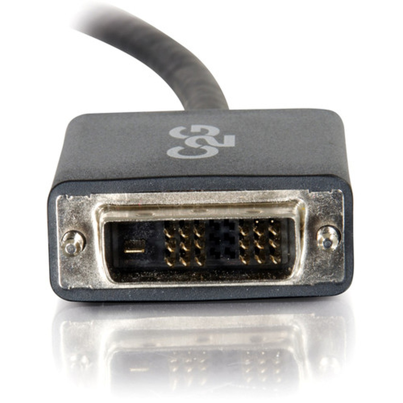 C2G 10ft DisplayPort Male to Single Link DVI-D Male Adapter Cable - Black - 10 ft DisplayPortDVI-D Video Cable for Notebook Monitor 54330