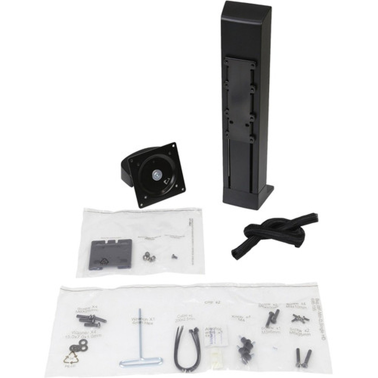 Ergotron Desk Mount for LCD Display - Black - 1 Displays Supported24 Screen Support - 730 kg Load Capacity 97-935-085