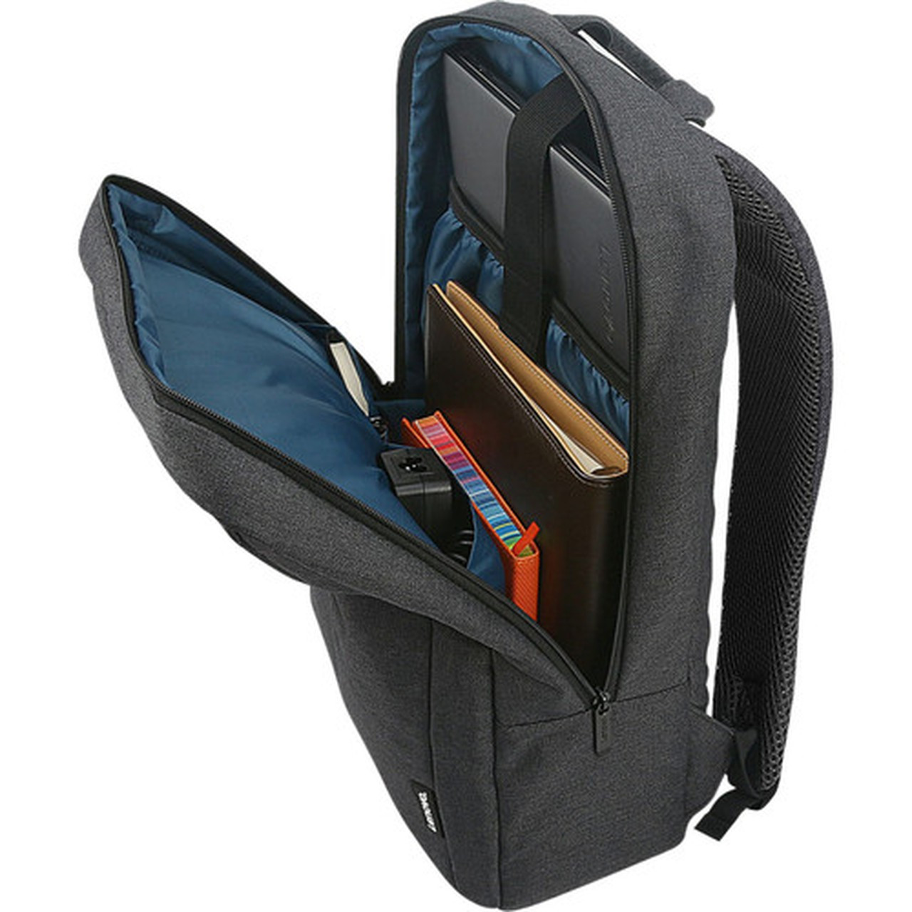 Lenovo B210 Carrying Case Backpack for 156 Notebook - Black - Water Resistant Interior - Polyester Quilt Back Panel - Shoulder - GX40Q17225