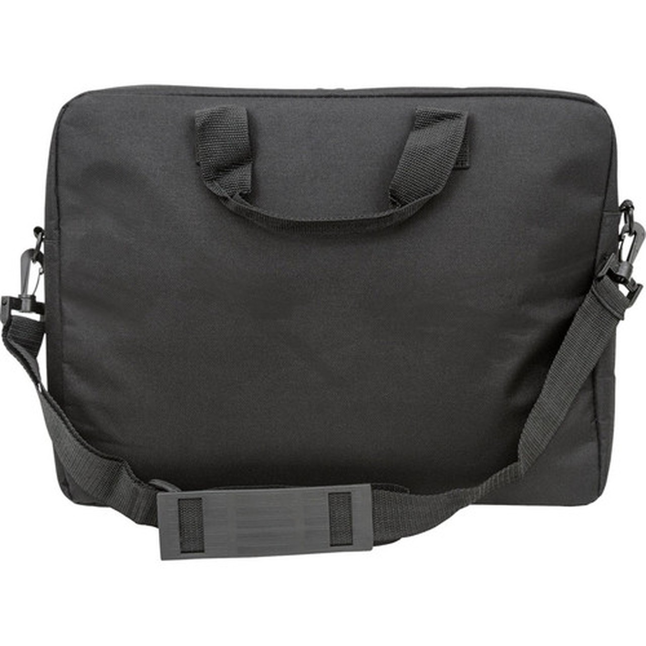 Manhattan London 438889 Carrying Case Briefcase for 156 Notebook - Black - Water Resistant Wear Resistant Anti-slip Shoulder - - 438889