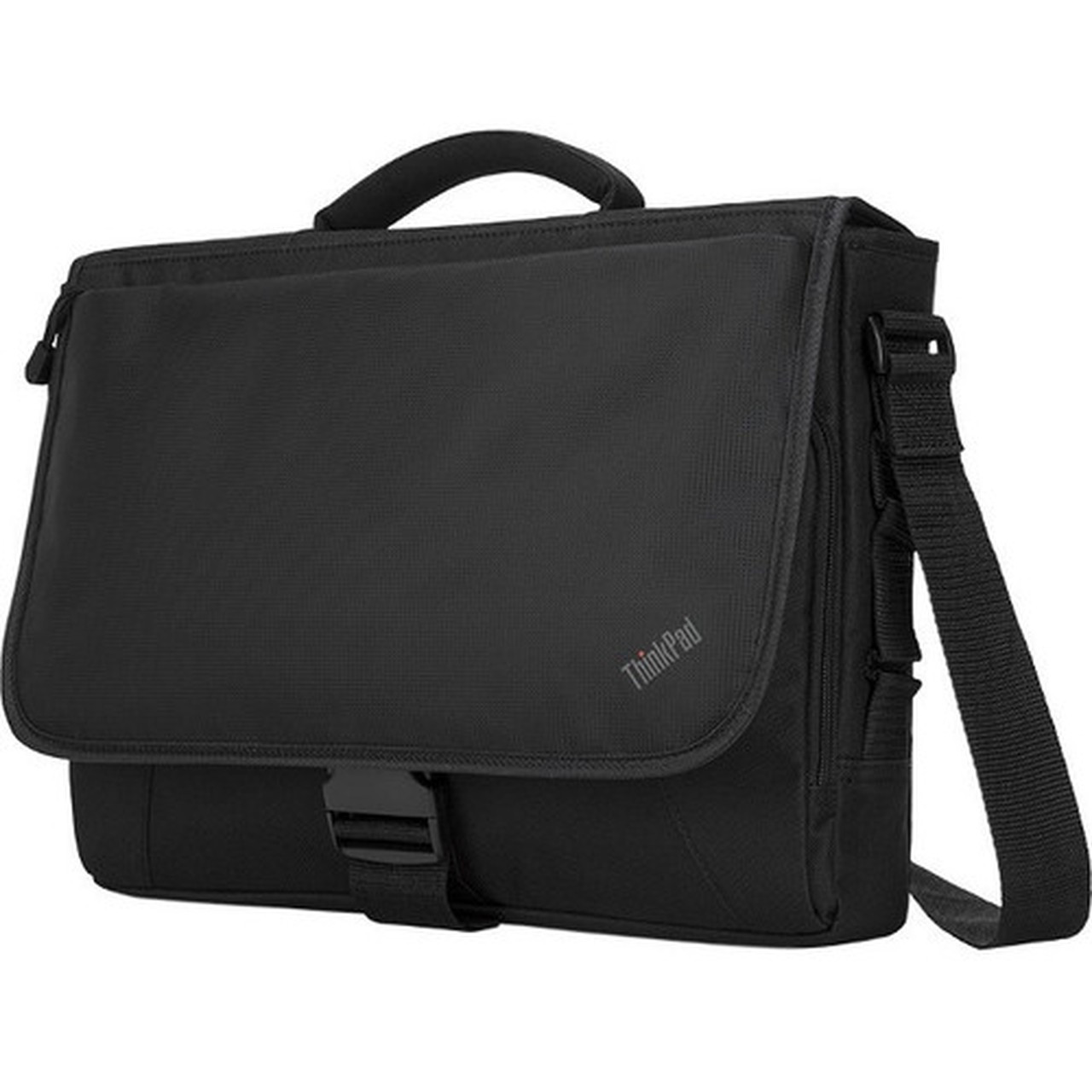 Lenovo Carrying Case Messenger for 156 Notebook - Black - Water Resistant - Nylon Polyester Exterior - Shoulder Strap Handle - x 4X40Y95215