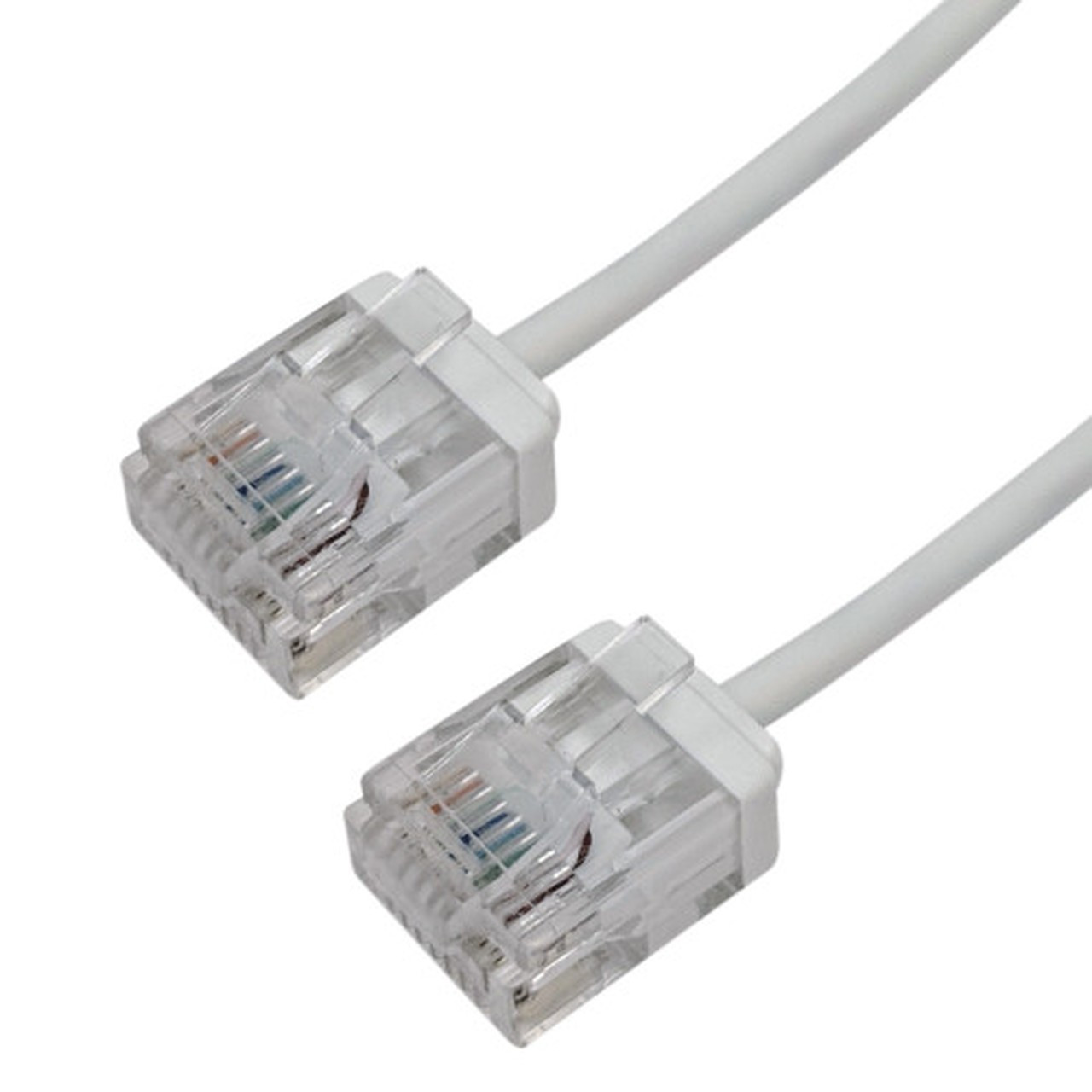 Cat6A UTP Micro-Thin Molded Patch Cable - 32AWG - Riser CMR