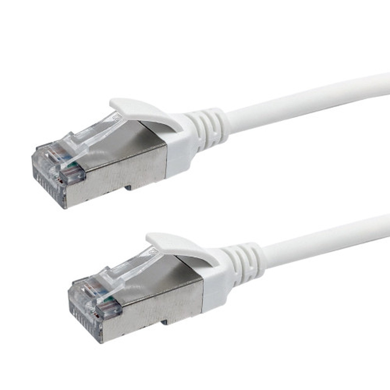 Cat8 FFTP Ultra-Thin Molded Patch Cable - 40G - 30AWG - Riser CMR