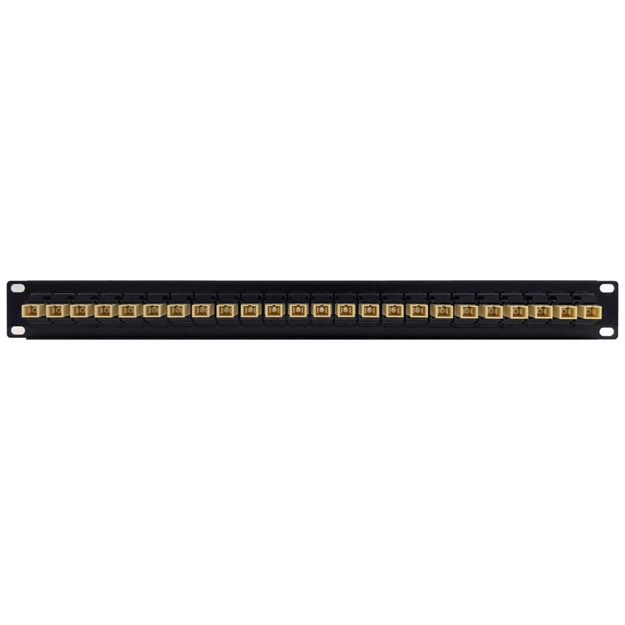 24 Port SC/SC Multimode 62.5u Simplex Patch Panel - 19" Rackmount 1U