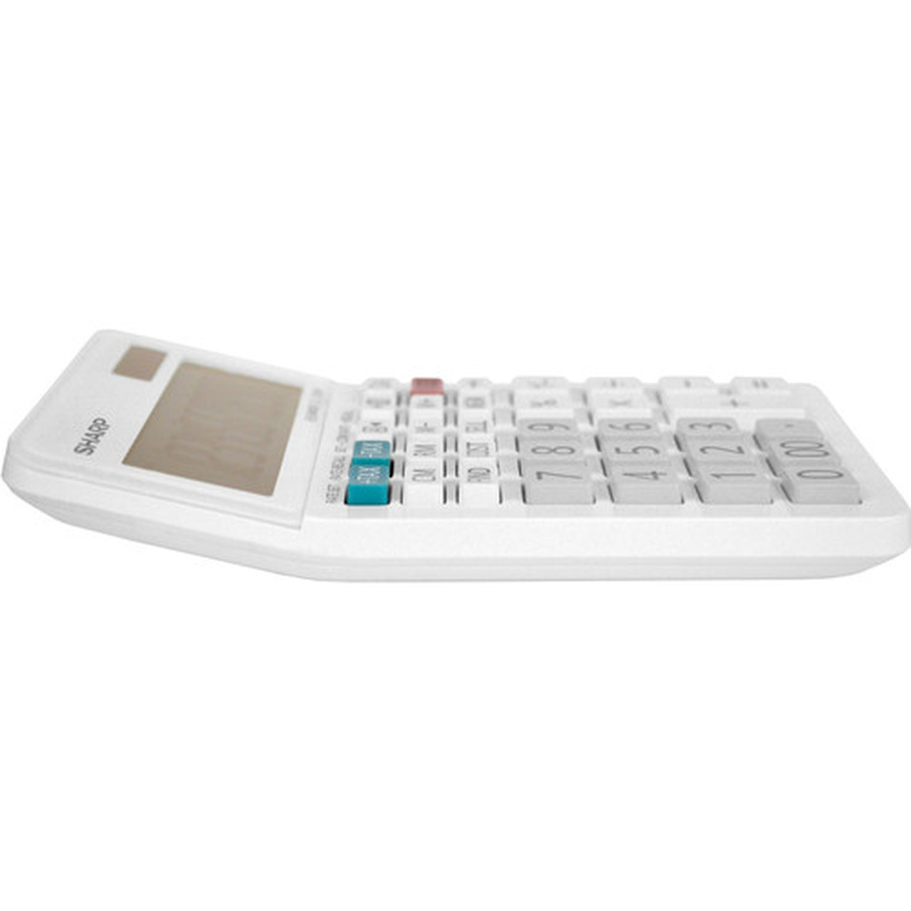 Sharp Calculators EL-330WB 10-Digit Professional Desktop Calculator - 4-Key Memory Sign Change Backspace Key Auto Power Off Double EL330WB