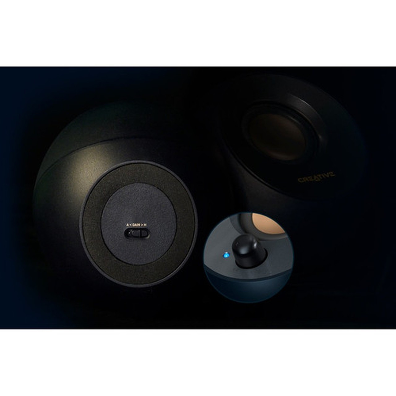 Creative Pebble V2 20 Speaker System - 8 W RMS - Black - 100 Hz to 17 kHz 51MF1695AA000